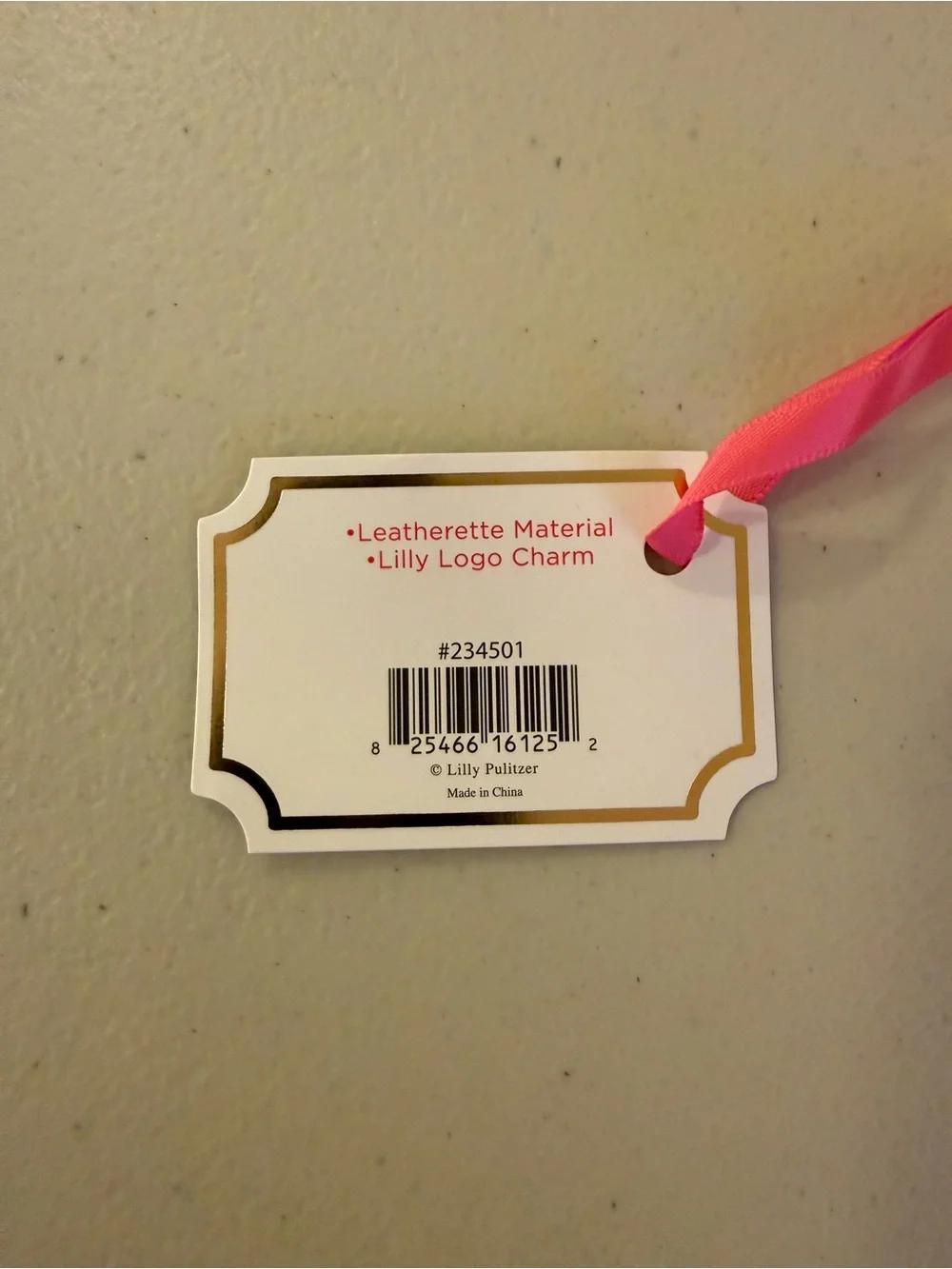 Lilly Pulitzer Strap Keychain in ‘Frenchie Blue Caning’ - *NWT*